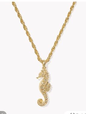 NWT- Kendra Scott Seahorse Necklace